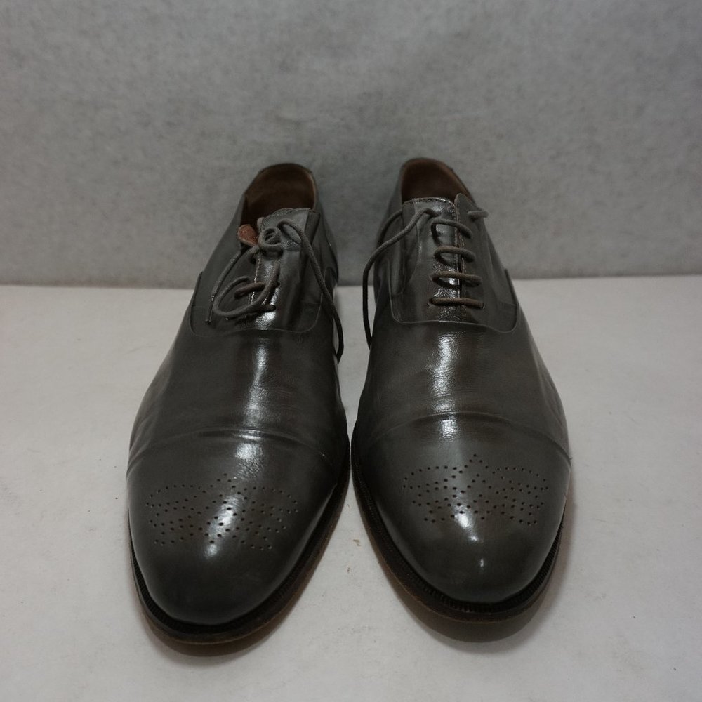 Romano Martegani Gray Leather Shoes